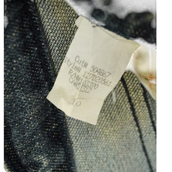 Frankie B. Heart Studded Cutoff Shorts – Size 10 – Distressed Y2K Style NWT - Picture 3 of 4